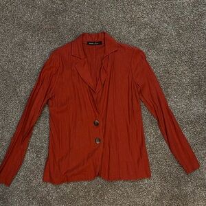 Coldwater Creek Vibrant Red Blazer